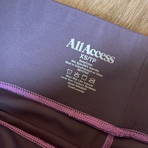 All Access Center Stage Pocket Athletic Leggings Dusk/Lavender Purple - Picture 5 of 11